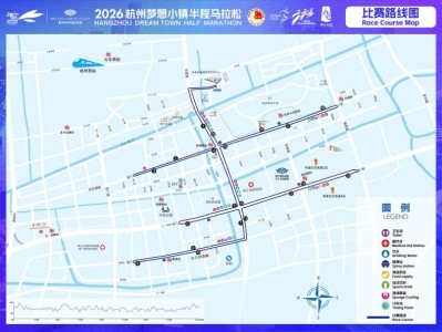2026杭州梦想小镇半程马拉松比赛路线图一览
