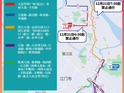 2025江门马拉松赛事进行期间交通管制措施