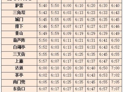 2025年福州马拉松赛事期间地铁运营时刻表