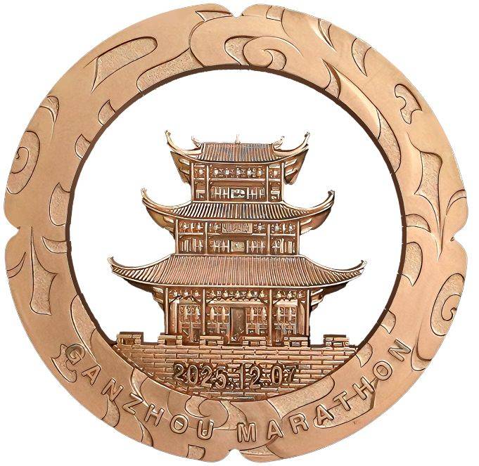 2025赣州马拉松奖牌长什么样？（奖牌图案+设计思路）（2）