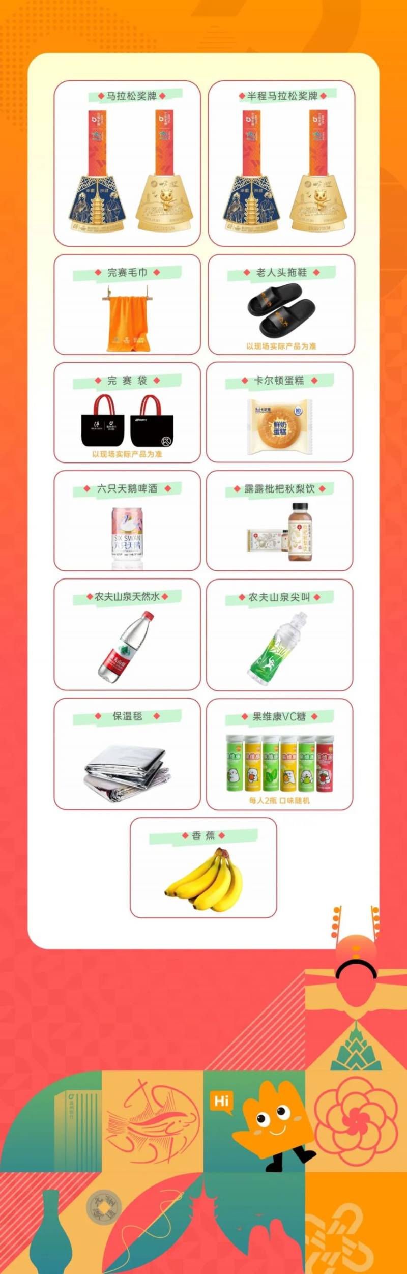 2025温州马拉松完赛包里有什么? 2025温州马拉松完赛包里有什么?