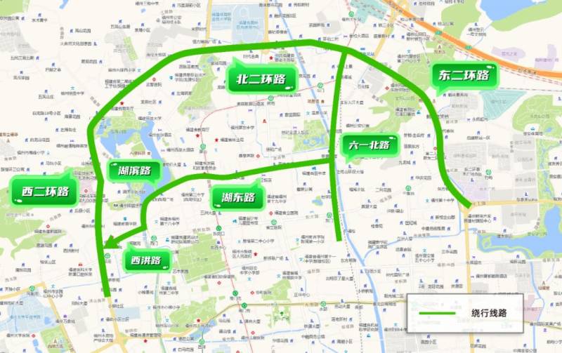 2025年福州马拉松赛事期间鼓楼区交通出行绕行指引(4) 2025年福州马拉松赛事期间鼓楼区交通出行绕行指引(4)