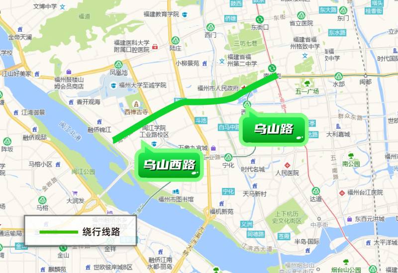 2025年福州马拉松赛事期间鼓楼区交通出行绕行指引(7) 2025年福州马拉松赛事期间鼓楼区交通出行绕行指引(7)