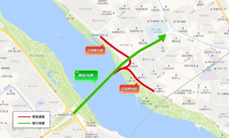 2025年福州马拉松赛事期间台江区绕行指引(3) 2025年福州马拉松赛事期间台江区绕行指引(3)