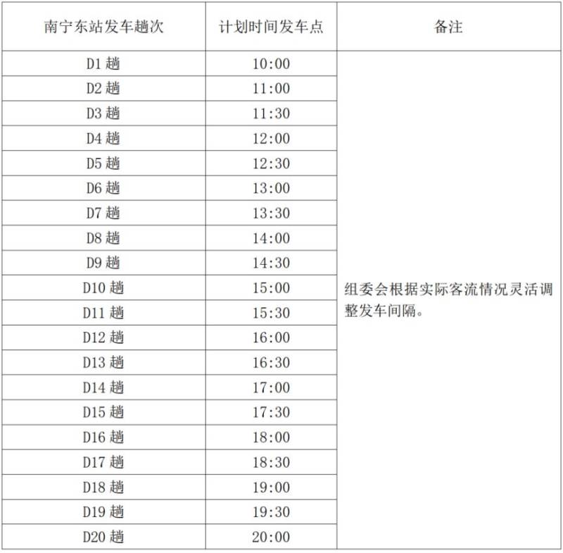 2026南宁半程马拉松领物须知（时间+地点+流程+清单+接驳车）（5）