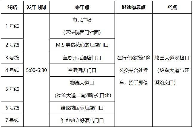 2026芜湖马拉松交通摆渡专线信息(9) 2026芜湖马拉松交通摆渡专线信息(9)