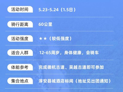 2025游侠风·第二届千岛湖骑行大会(赛事规程)