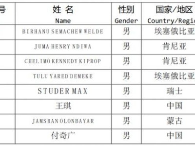 2024厦门环东半程马拉松赛获奖情况及成绩公示