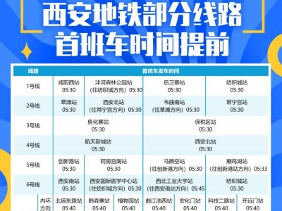 2025西安马拉松比赛当天西安地铁多条线路首班车提前