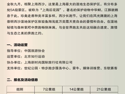 2025上海西沙长跑节(赛事规程)