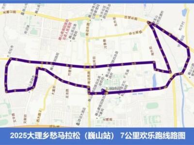2025大理乡愁马拉松年度接力赛巍山站竞赛规程