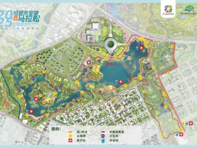 第三届东安湖半程马拉松比赛详细路线图2025