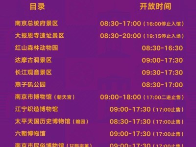 2025南京马拉松免费景区游玩福利一览