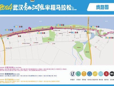武汉青山马拉松比赛路线图2024