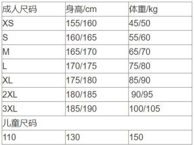 2025临沂马拉松衣服尺码