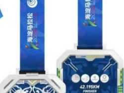 2025北京海淀马拉松完赛奖牌图片及设计理念