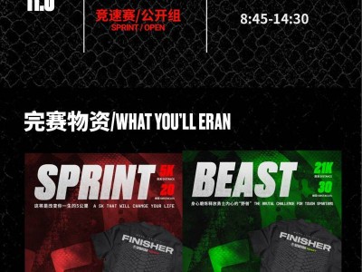 2024斯巴达勇士赛莫干山站(赛事规程)