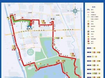 2024济宁太白湖半程马拉松路线图