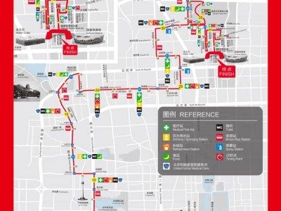 北京马拉松路线图最新图2024版高清大图