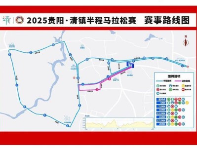 2025清镇半程马拉松线路图