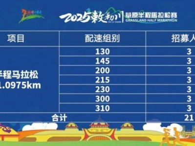 2025呼和浩特敕勒川草原半马官方配速员招募启动