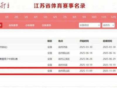 2025徐州马拉松最新消息（持续更新）