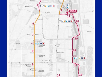 2026北京房山良乡大学城半程马拉松比赛线路图