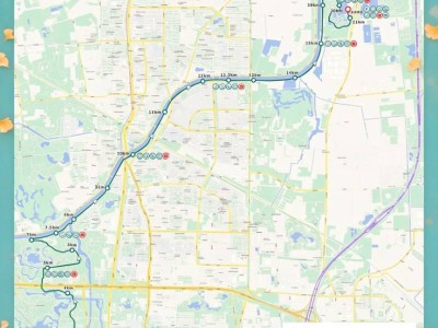 2026S北京朝阳区滨河半程马拉松路线图(高清大图)