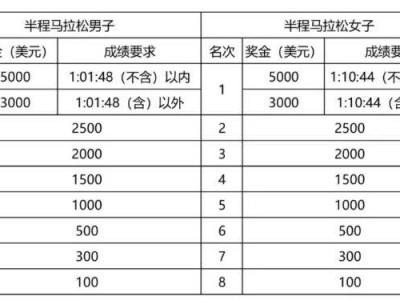 2025黄石马拉松奖金多少钱