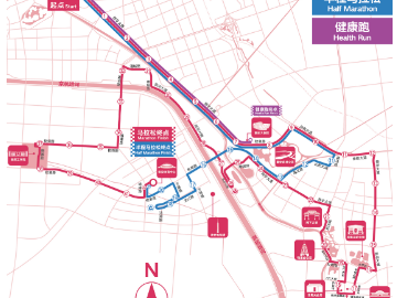 2025淮安马拉松线路图