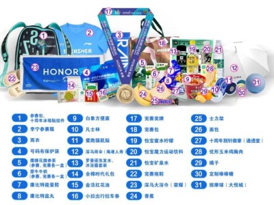 2024深圳马拉松参赛包和完赛包物品一览