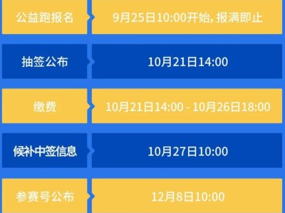 2025厦门马拉松报名时间表（最新）