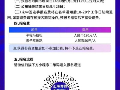 2025上海长滩半程马拉松报名须知(时间+入口+费用+条件）