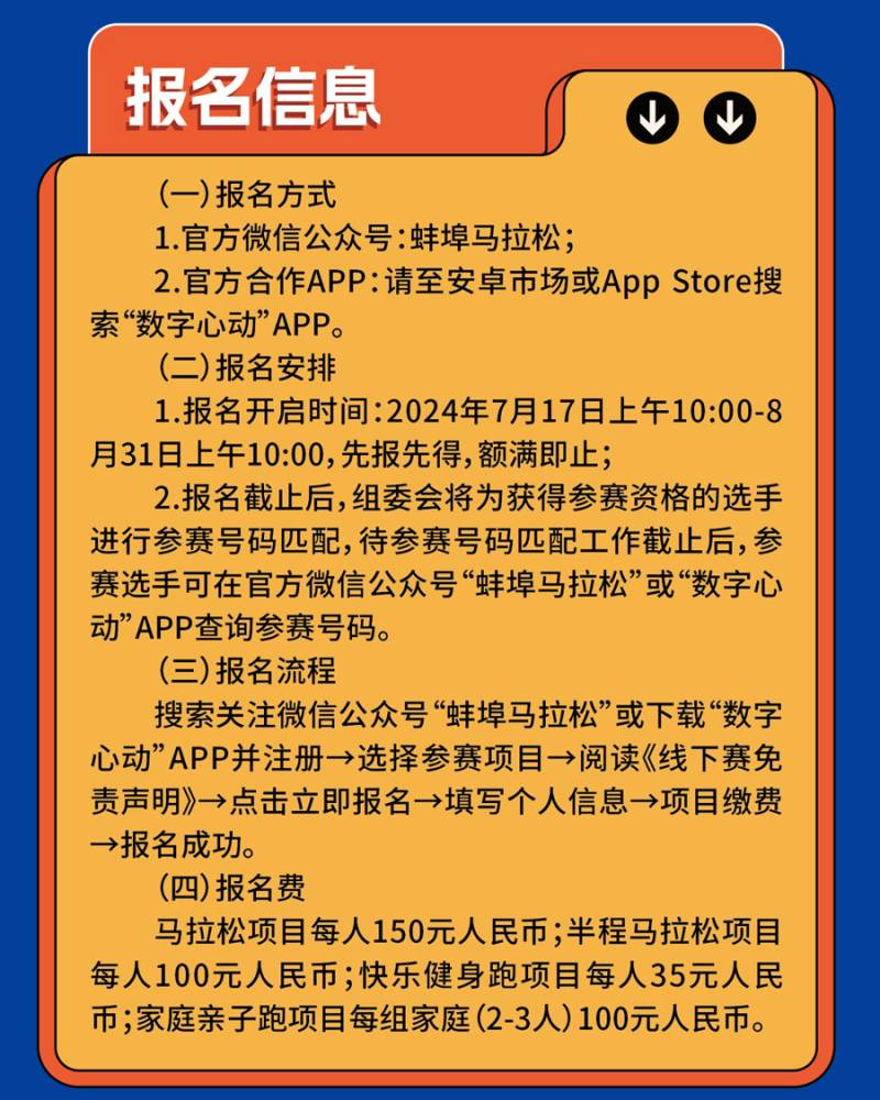2024蚌埠马拉松(赛事规程)（4）