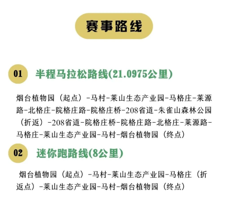 2024第九届莱山半程马拉松(赛事规程)（4）