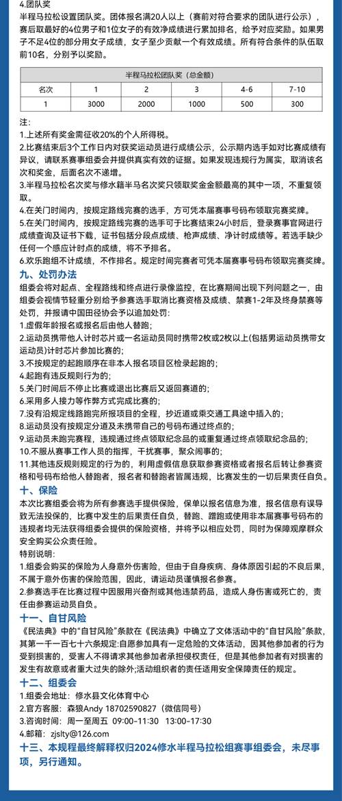 2024修水半程马拉松(赛事规程)（3）