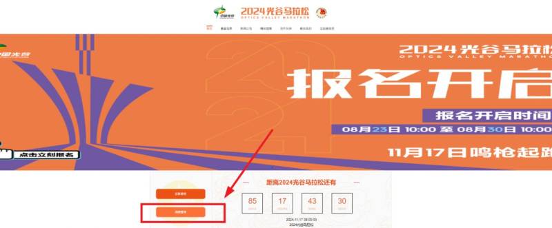 光谷马拉松比赛成绩查询官网入口2024