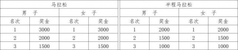歌尔2024潍坊马拉松赛事奖金有多少？（3）