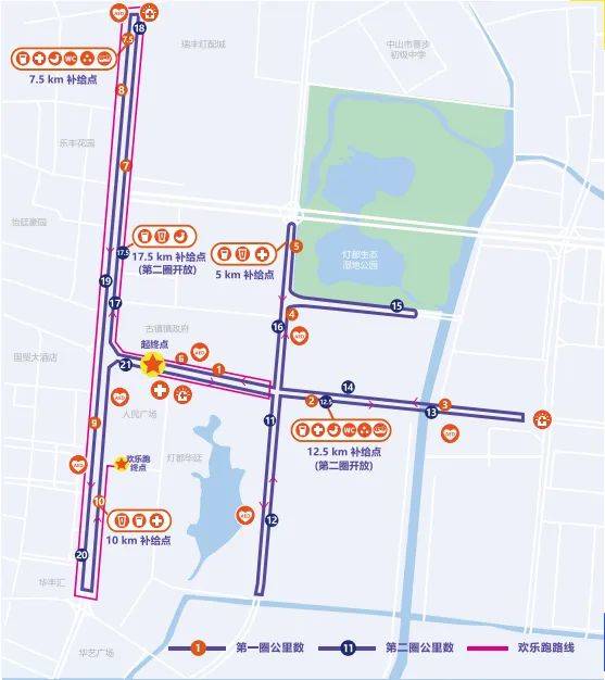 2024中山古镇镇半程马拉松比赛时间+地点