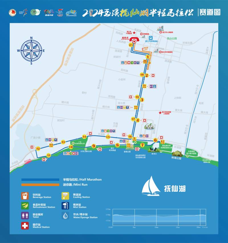 2024玉溪抚仙湖半程马拉松(赛事日历+人数+路线)（11）