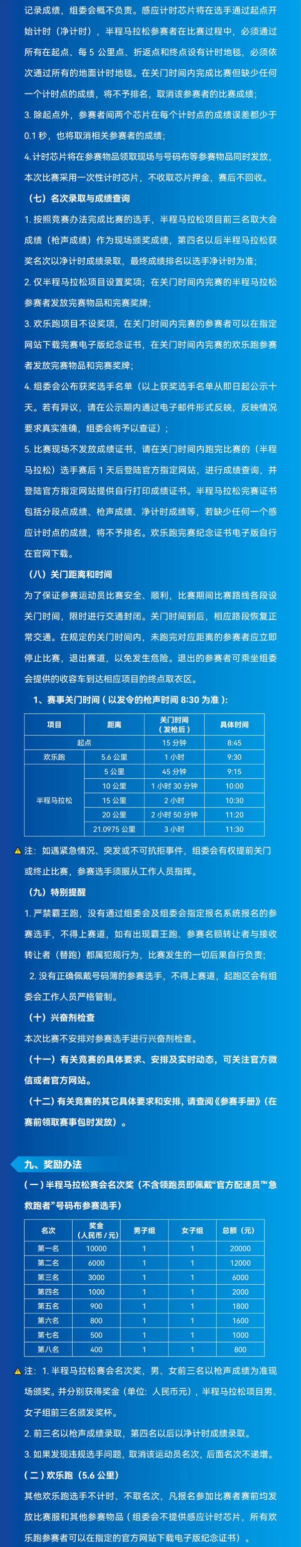 2024沪浙乡村半程马拉松(赛事规程)（3）