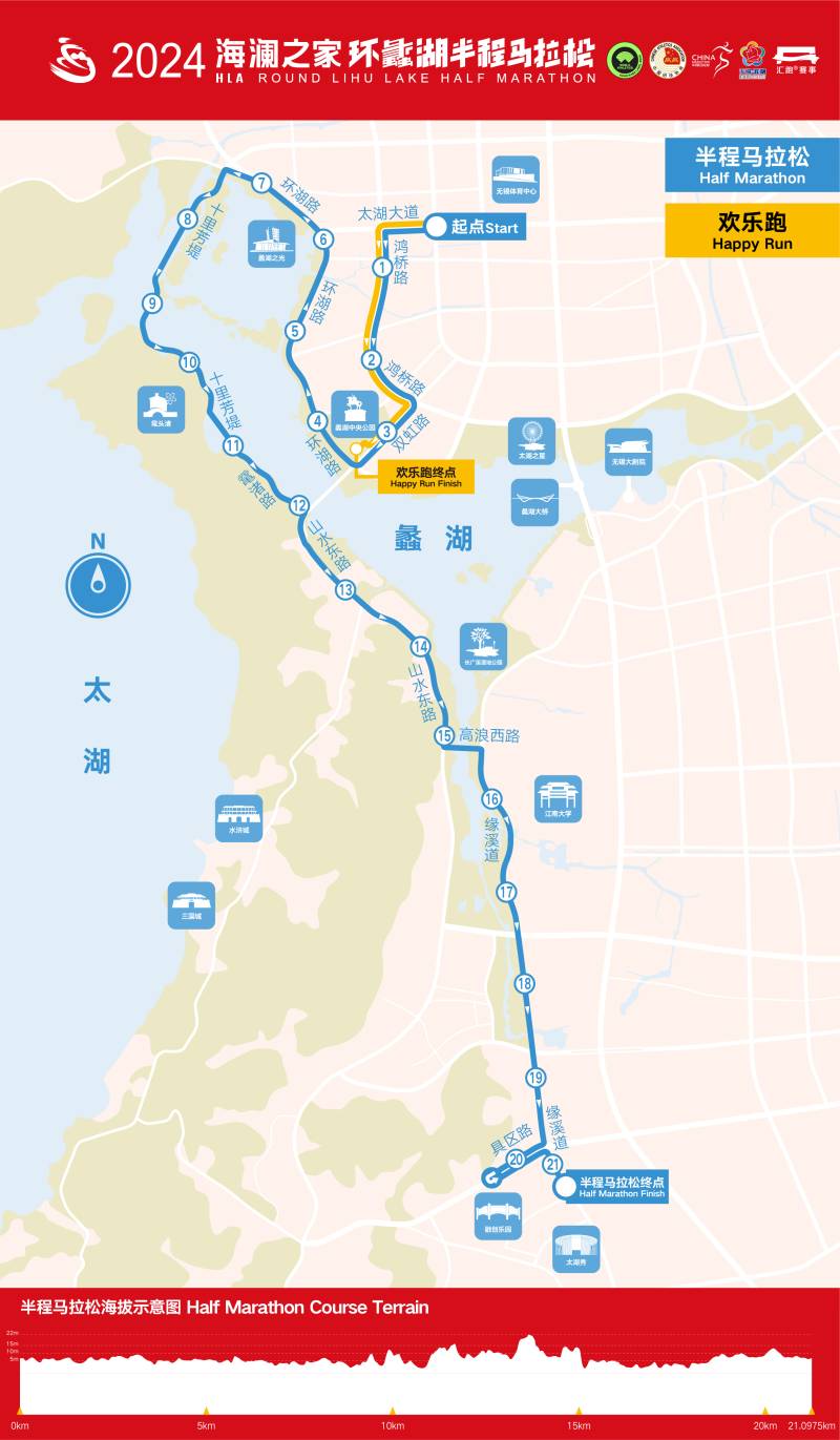 2024环蠡湖半程马拉松(赛事日历+人数+路线)（11）