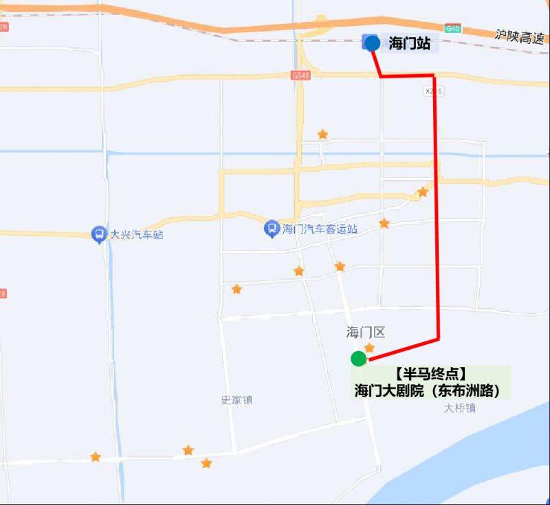 2024南通海门马拉松选手赛后接驳路线图（5）