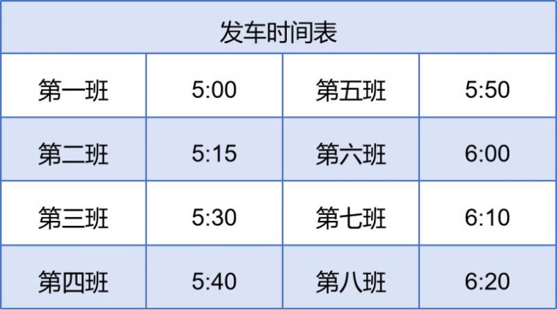 2024南通海门马拉松接驳发车时间表(7) 2024南通海门马拉松接驳发车时间表(7)