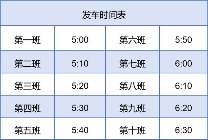 2024南通海门马拉松接驳发车时间表(14) 2024南通海门马拉松接驳发车时间表(14)