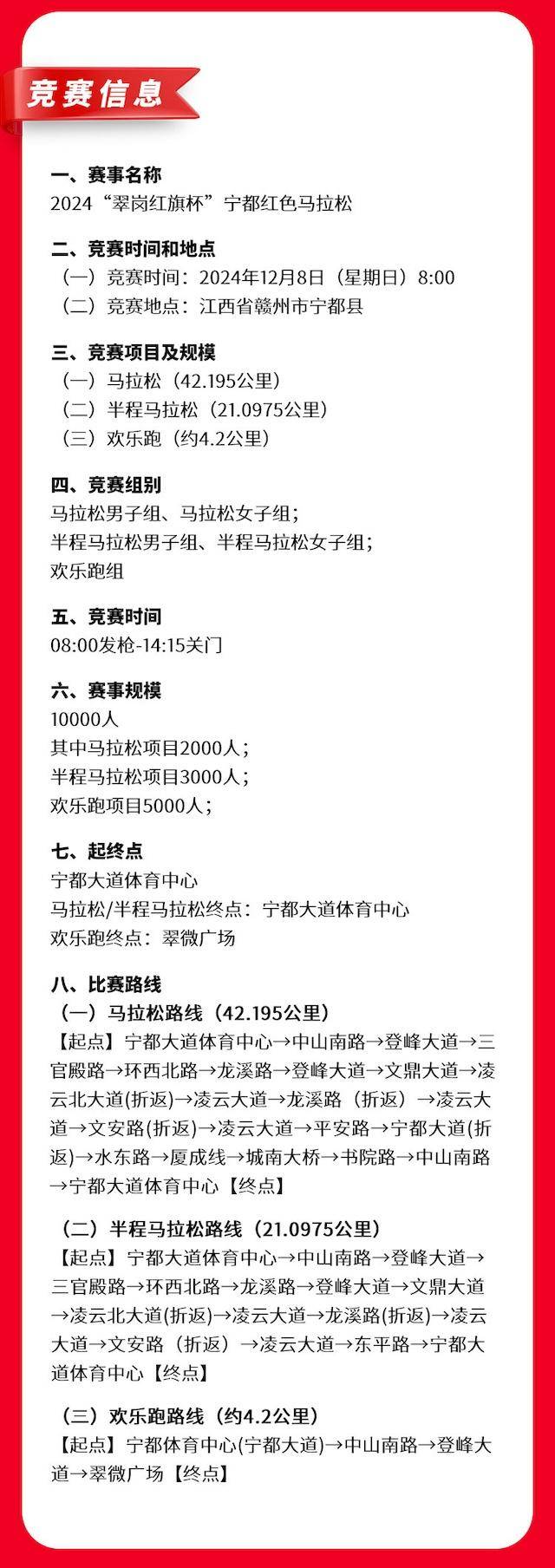 2024“翠岗红旗杯”宁都红色马拉松(赛事规程)（2）