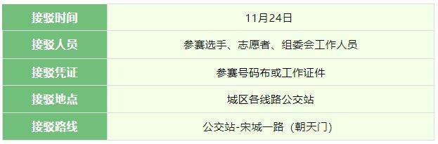 2024肇庆马拉松交通接驳车安排（领物+赛前+赛后）（2）