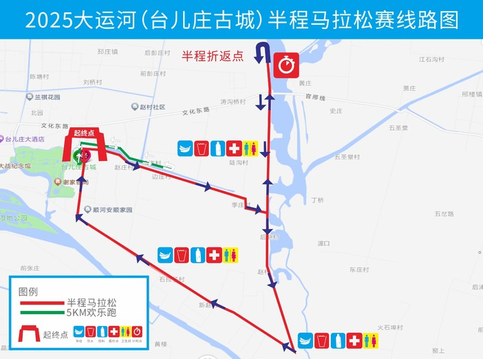 2025大运河（台儿庄古城）半程马拉松赛(赛事规程)