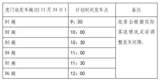 2024东莞虎门半程马松赛事接驳专车指引(8) 2024东莞虎门半程马松赛事接驳专车指引(8)