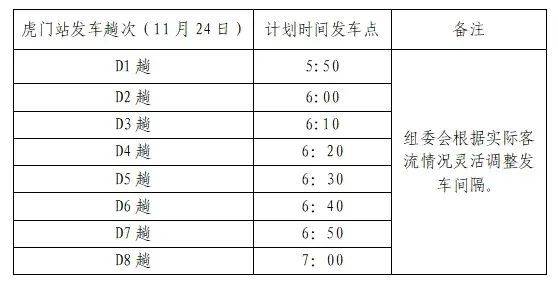 2024东莞虎门半程马松赛事接驳专车指引(6) 2024东莞虎门半程马松赛事接驳专车指引(6)